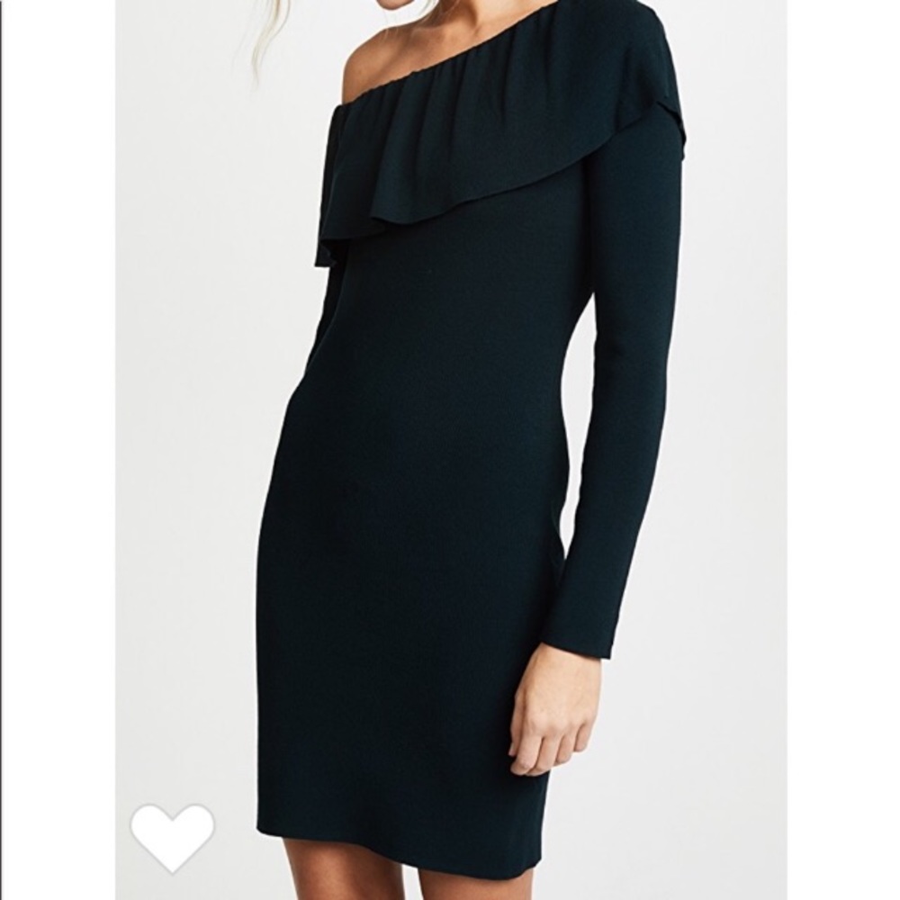 Club Monaco woolen green dress